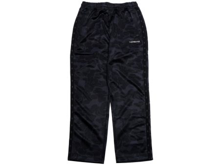 A Bathing Ape Solid Camo Bathing Ape Logo Relaxed Fit Sweatpants in Black Online Hot Sale