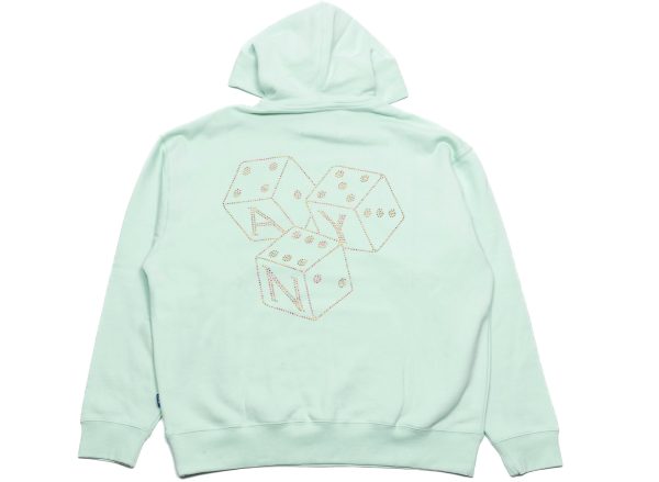 Awake NY Dice Rhinestone Hoodie in Mint Fashion