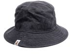 A Bathing Ape Denim Bucket black Hat Online now