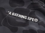 A Bathing Ape Solid Color Nylon Hooded Jacket in Black Online