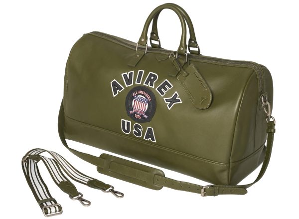 Avirex Icon Duffle Bag in Olive on Sale