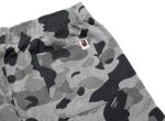 A Bathing Ape Heather Grey Camo Sweatpants on Sale