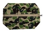 A Bathing Ape ABC Camo Flight Pouch in Green Online