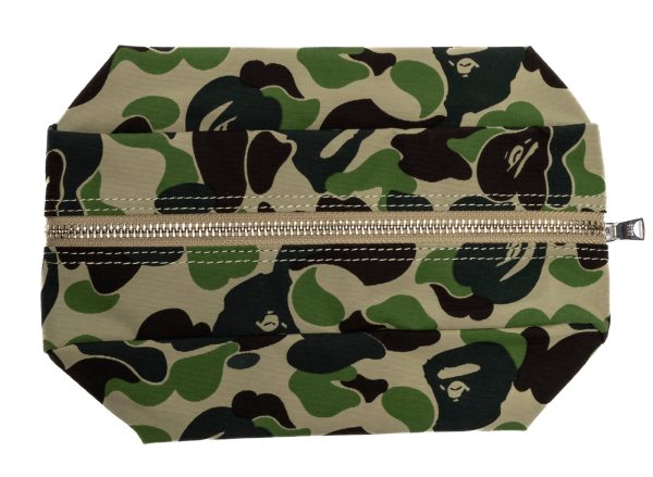 A Bathing Ape ABC Camo Flight Pouch in Green Online