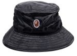 A Bathing Ape Tonal Solid Camo Bucket Hat in Black Discount