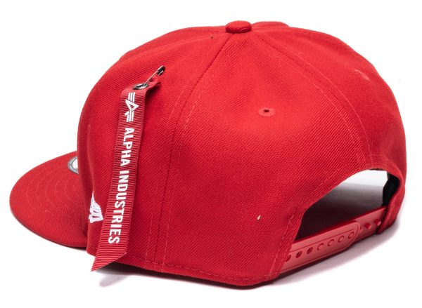 New Era Alpha Industries New York Yankees Snapback Hat in Scarlet Red Online Sale