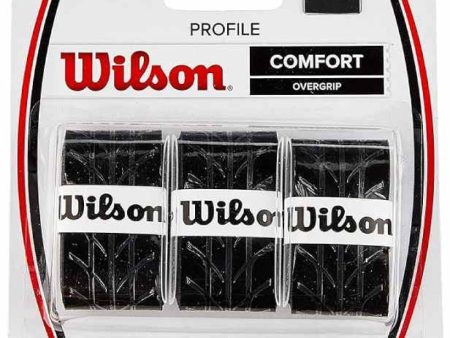 Wilson Profile Overgrips Pack (3X) for Padel & Tennis Rackets [WS] Cheap