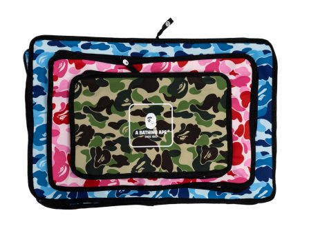 A Bathing Ape ABC Camo Travel Pouch 3 Pack Fashion