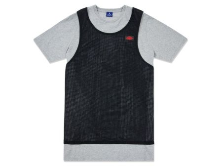 Air Jordan S S Mesh Slight Overlay Tee For Sale