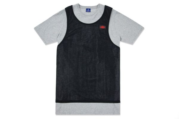 Air Jordan S S Mesh Slight Overlay Tee For Sale