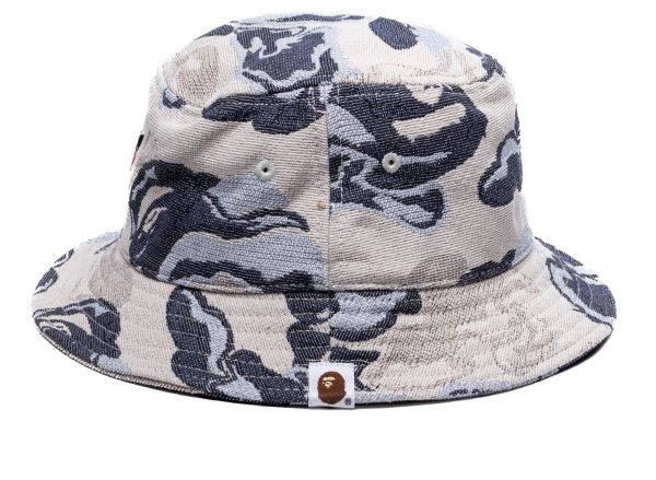 A Bathing Ape BAPE Art Camo Bucket Hat in Blue Fashion