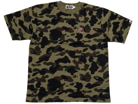 A Bathing Ape 1st Camo One Point Tee in Green Sale