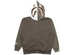 A Bathing Ape Shark Full Zip Hoodie #2 M in Olive Sale