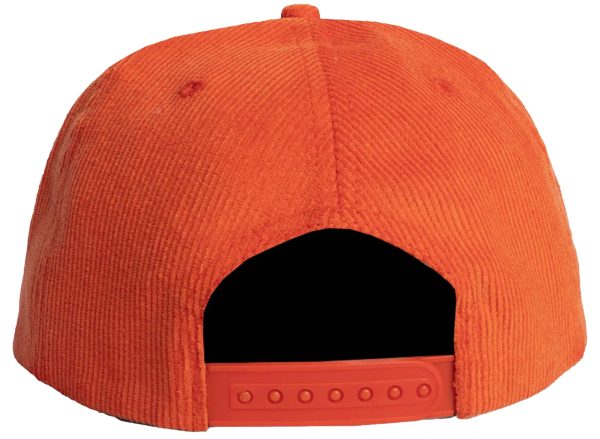 Pleasures Onyx Corduroy Snapback in Orange Online Sale