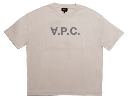 A.P.C. Oversized Grand VPC Tee in Tan Fashion