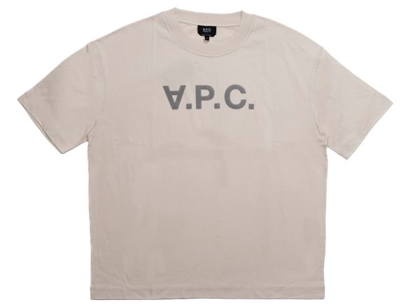 A.P.C. Oversized Grand VPC Tee in Tan Fashion