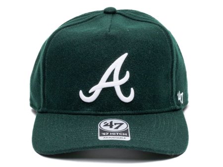 47 Brand Atlanta Braves Zodiac  47 Hitch Hat in Dark Green For Cheap