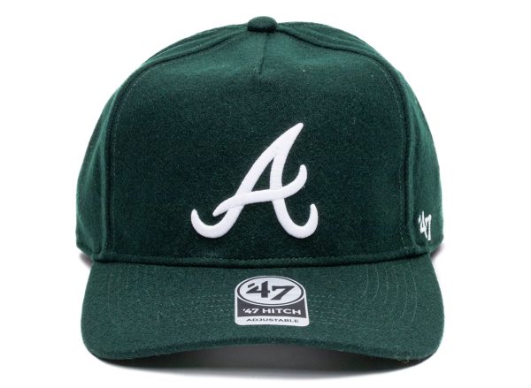 47 Brand Atlanta Braves Zodiac  47 Hitch Hat in Dark Green For Cheap