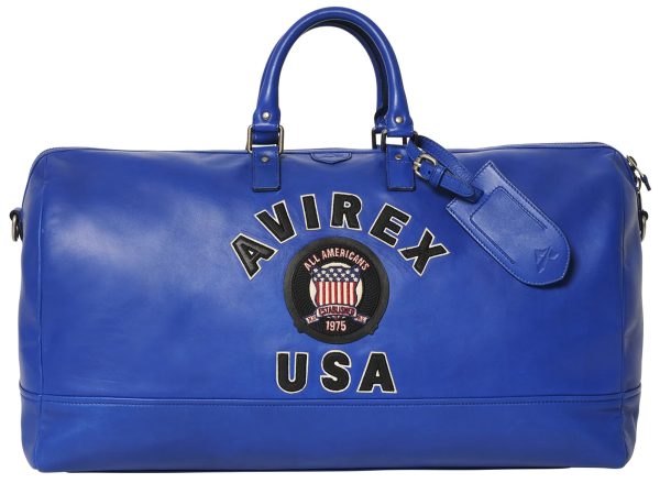 Avirex Icon Duffle Bag in Blue Online now