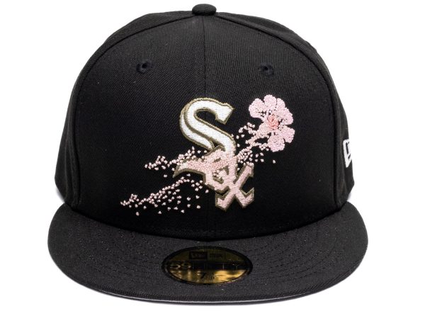 New Era Dotted Floral Chicago White Sox Fitted Hat Discount