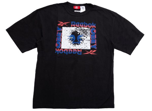 Reebok x OBEY Tee in Black Discount