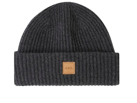 A.P.C. Michele Knit Cap in Grey Online Hot Sale