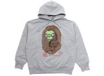 A Bathing Ape Bape Horror Mad Face Pullover Hoodie in Grey Fashion