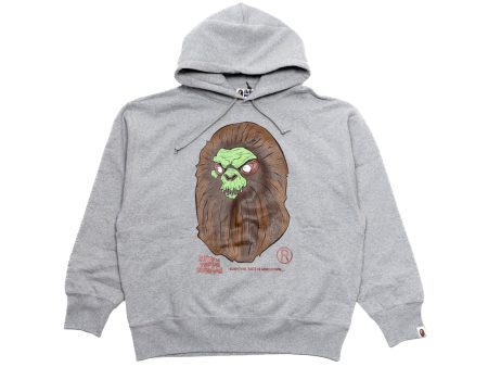 A Bathing Ape Bape Horror Mad Face Pullover Hoodie in Grey Fashion