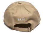 A Bathing Ape Ape Head Panel Cap in Beige Online Hot Sale