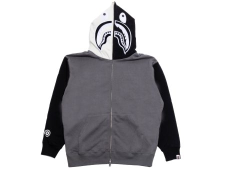 A Bathing Ape Shark Full Zip Hoodie #1 M in Black For Discount