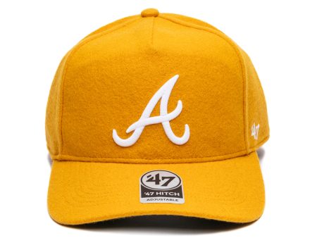 47 Brand Atlanta Braves Zodiac  47 Hitch Hat in Gold Fashion