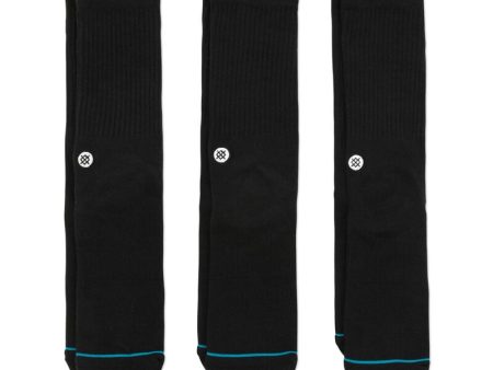 Stance Icon 3 Pack in Black on Sale