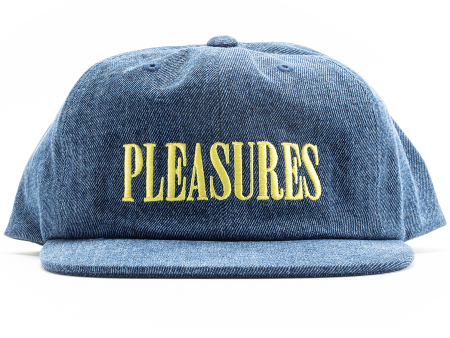 Pleasures Core Logo Denim Snapback Cheap