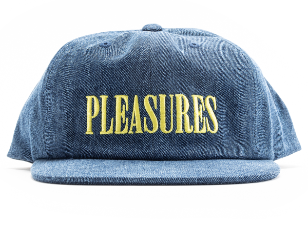 Pleasures Core Logo Denim Snapback Cheap