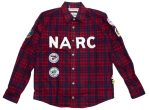 Advisory Board Crystals Abc. NARC Flannel Shirt in Red Discount