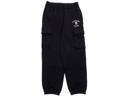 A Bathing Ape A Rising Bape Military Sweatpants in Black Fashion