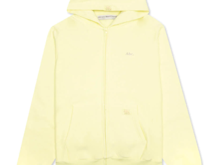 Advisory Board Crystals Abc. 123. Zip-Up Hoodie in Sulfur Online Hot Sale