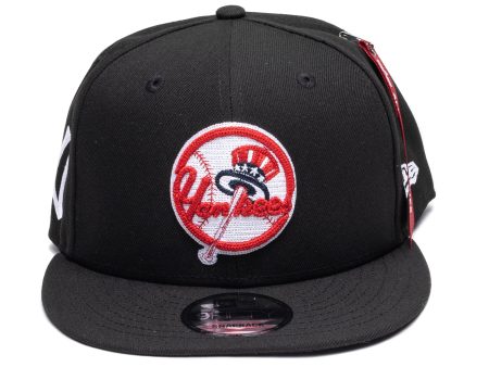 New Era Alpha Industries New York Yankees Snapback Hat in Black Hot on Sale