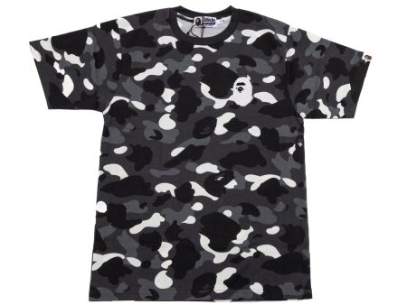 A Bathing Ape City Camo Large Ape Head Tee in Black Supply